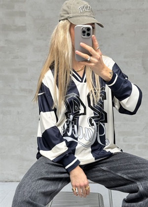 Haute 24 stripe bluse Navy/Pearl HAUTE L\'AMITIÈ